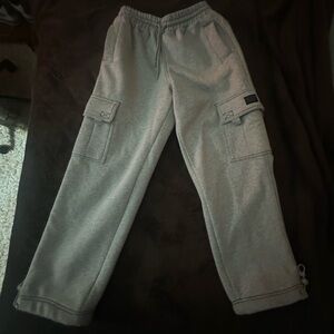 Kids' Gray Cargo Joggers